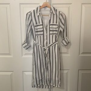 Shirt dress- Express The City Shirt Dress